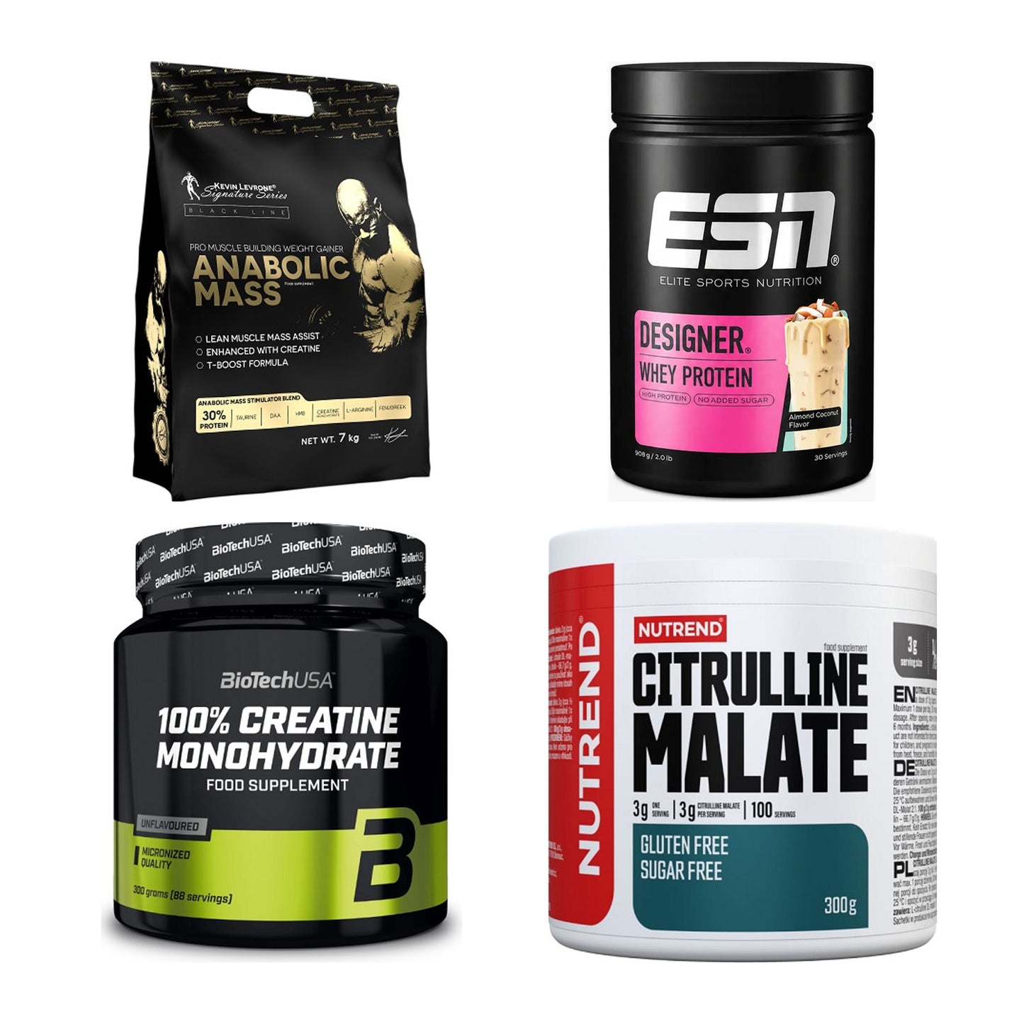 Masseaufbau für Fortgeschrittene: Kevin Levrone Anabolic + 3 weitere – alle enthaltenen Artikel