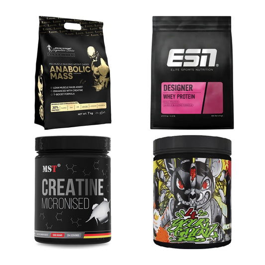 Masseaufbau für Fortgeschrittene: Kevin Levrone Anabolic + 3 weitere – alle enthaltenen Artikel