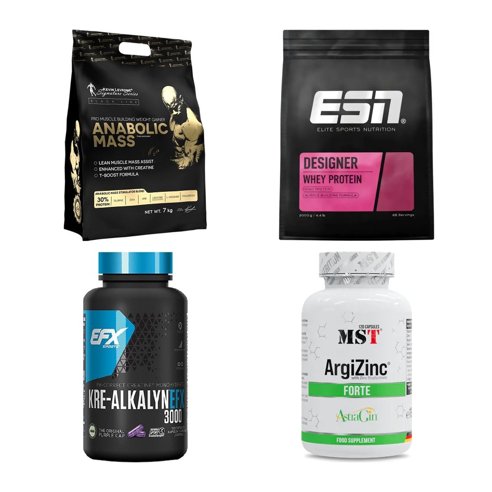 Masseaufbau für Fortgeschrittene: Kevin Levrone Anabolic + 3 weitere – alle enthaltenen Artikel