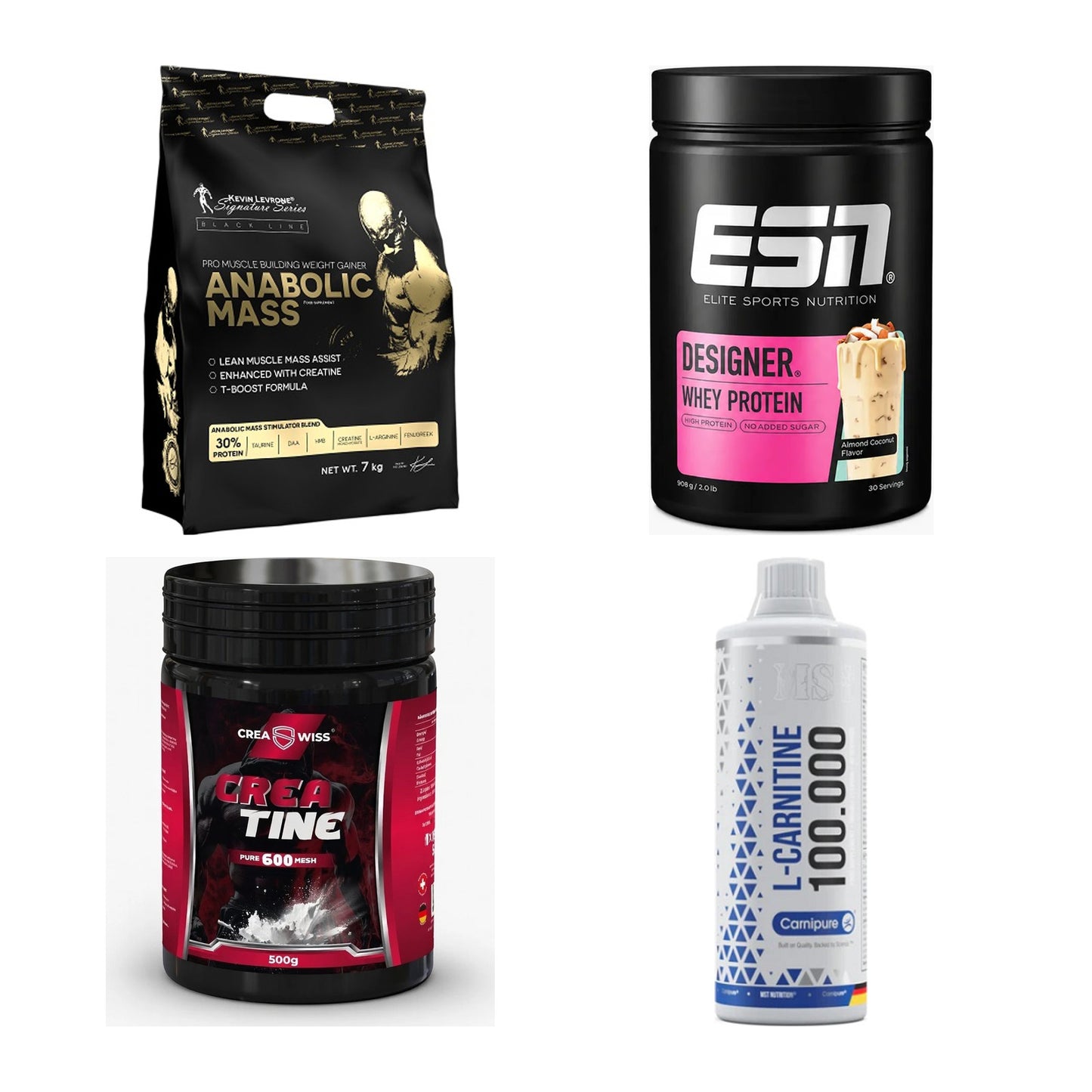 Masseaufbau für Fortgeschrittene: Kevin Levrone Anabolic + 3 weitere – alle enthaltenen Artikel