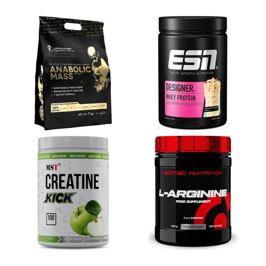Masseaufbau für Fortgeschrittene: Kevin Levrone Anabolic + 3 weitere – alle enthaltenen Artikel