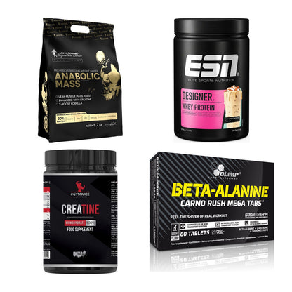 Masseaufbau für Fortgeschrittene: Kevin Levrone Anabolic + 3 weitere – alle enthaltenen Artikel