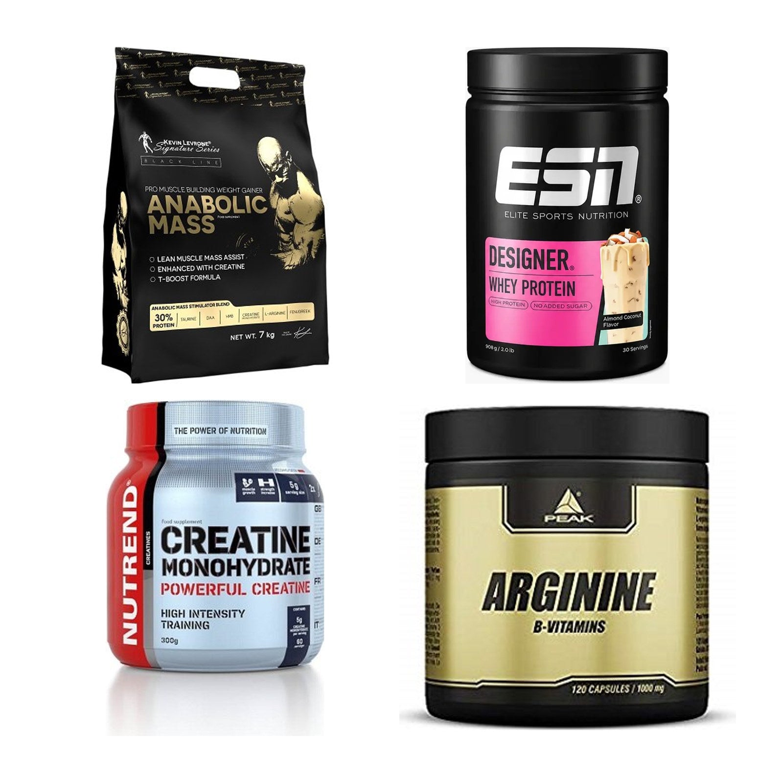 Masseaufbau für Fortgeschrittene: Kevin Levrone Anabolic + 3 weitere – alle enthaltenen Artikel