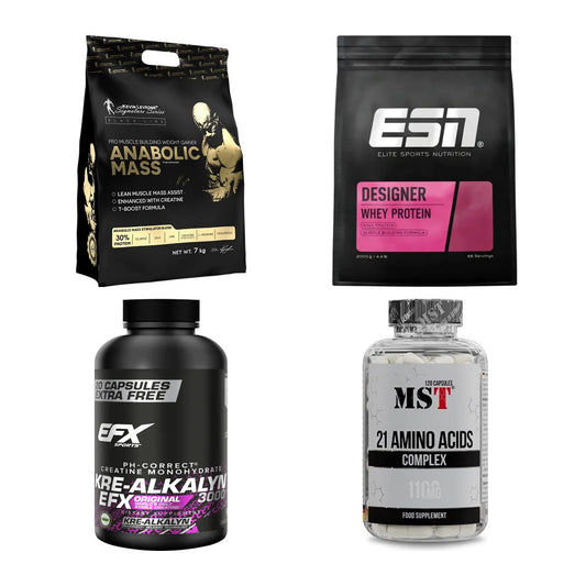 Masseaufbau für Fortgeschrittene: Kevin Levrone Anabolic + 3 weitere – alle enthaltenen Artikel
