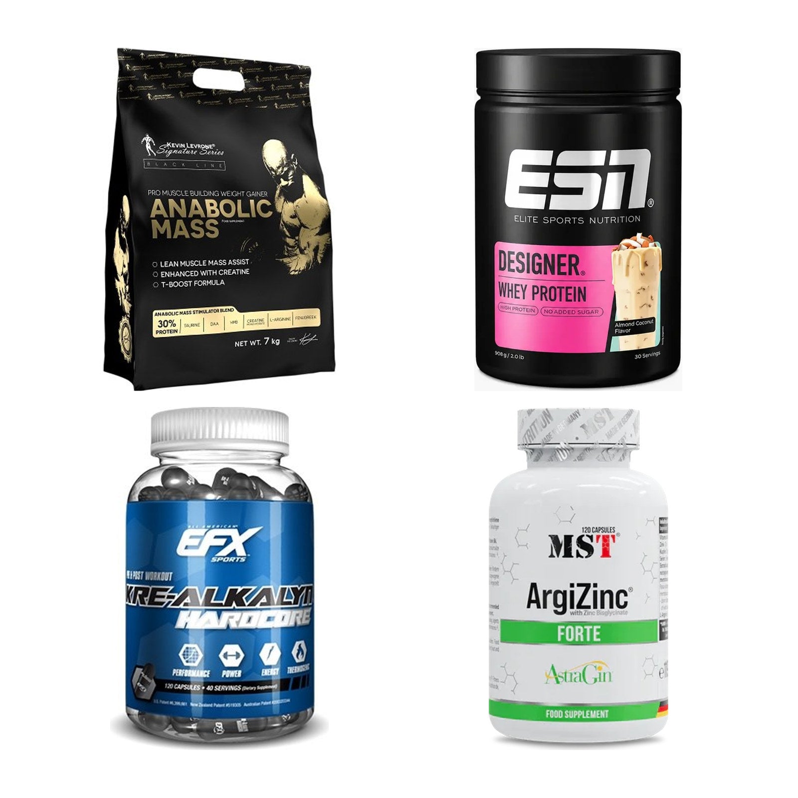 Masseaufbau für Fortgeschrittene: Kevin Levrone Anabolic + 3 weitere – alle enthaltenen Artikel