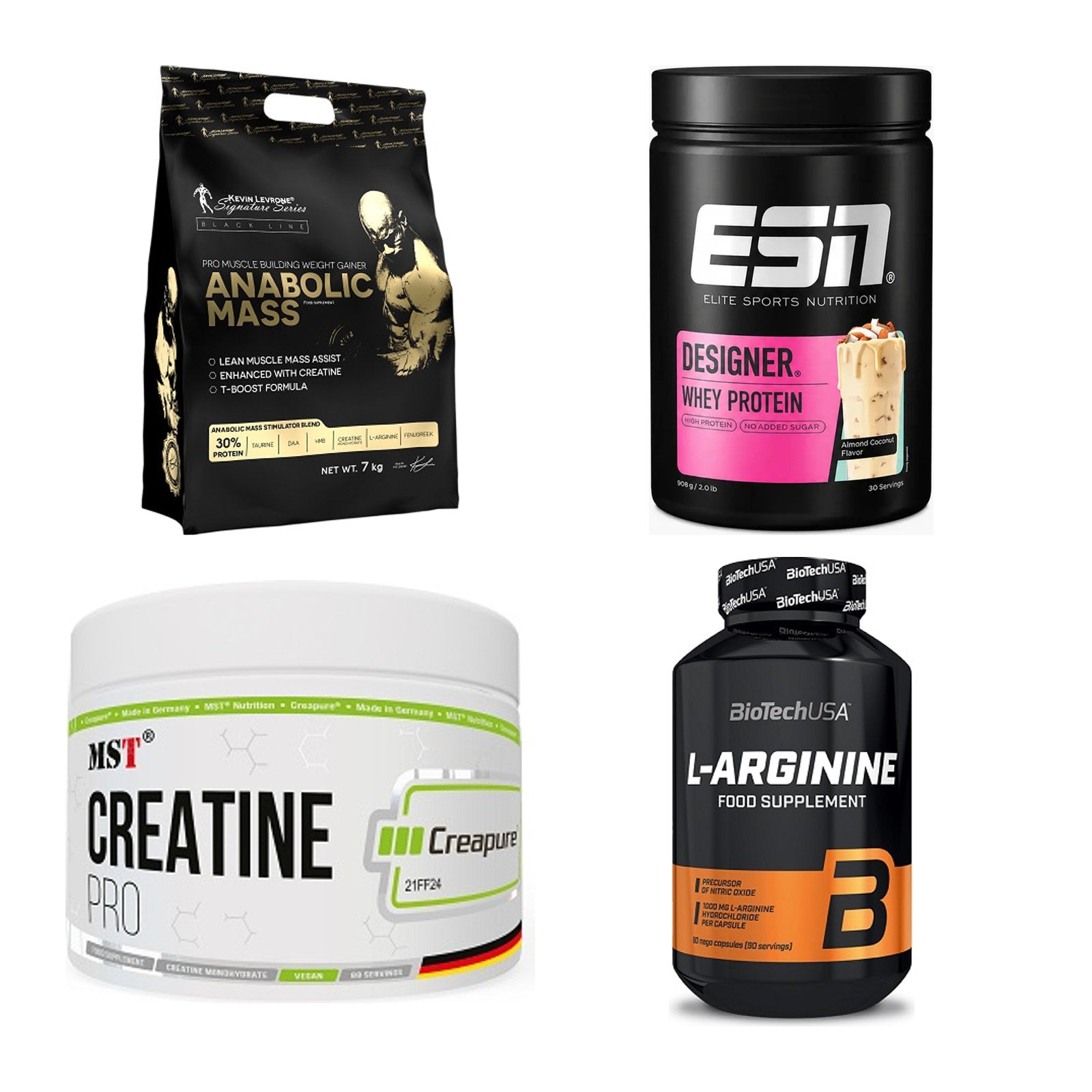 Masseaufbau für Fortgeschrittene: Kevin Levrone Anabolic + 3 weitere – alle enthaltenen Artikel