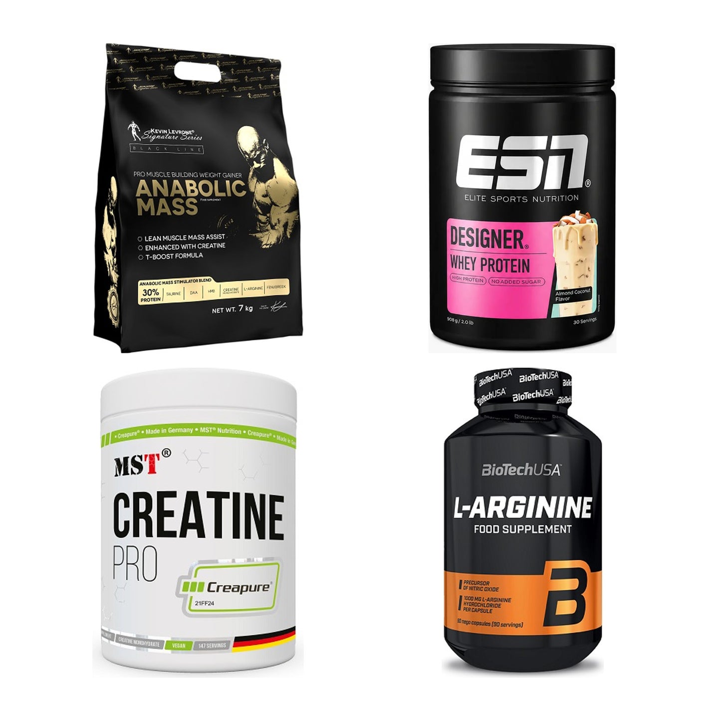 Masseaufbau für Fortgeschrittene: Kevin Levrone Anabolic + 3 weitere – alle enthaltenen Artikel