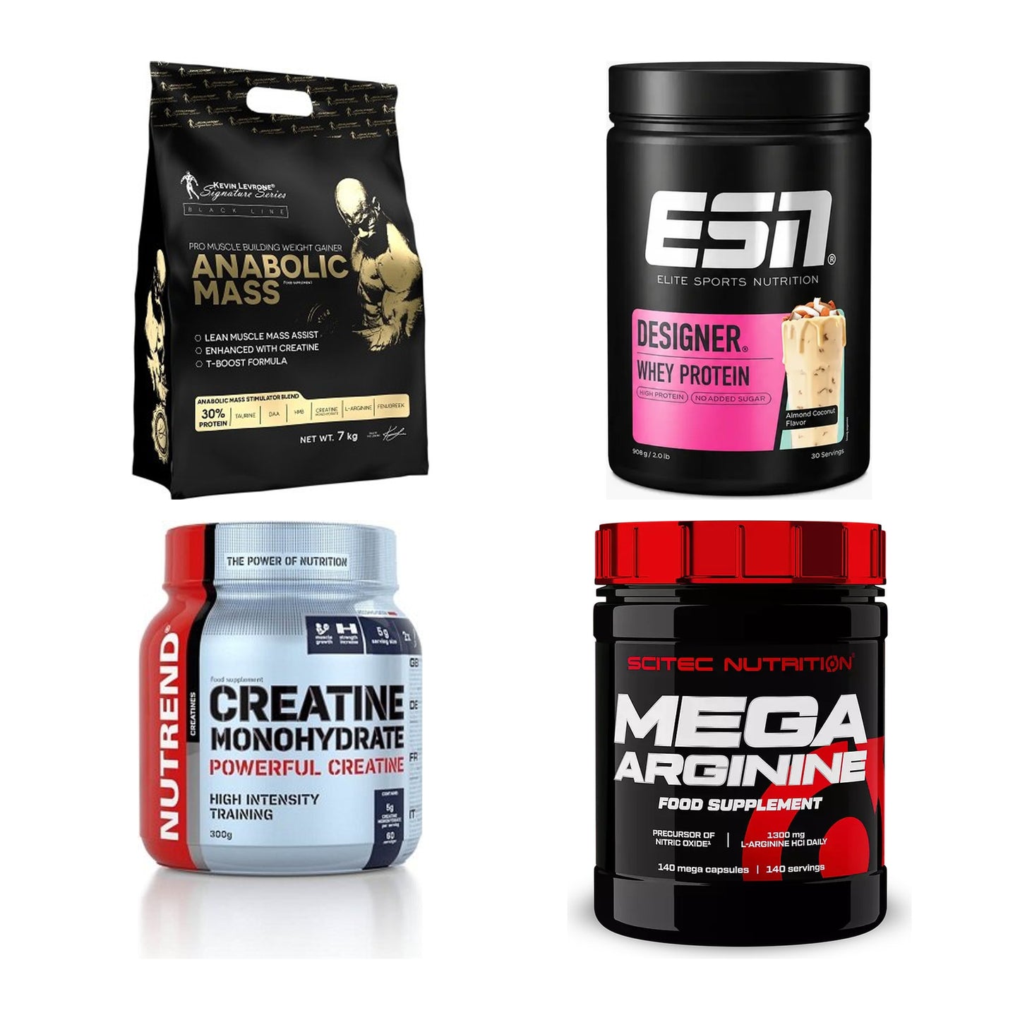 Masseaufbau für Fortgeschrittene: Kevin Levrone Anabolic + 3 weitere – alle enthaltenen Artikel