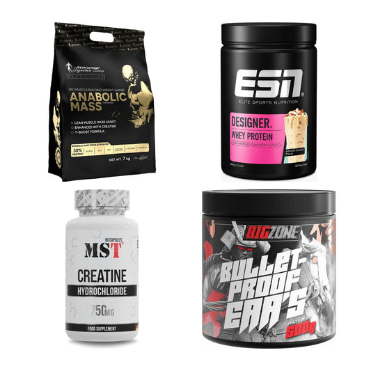 Masseaufbau für Fortgeschrittene: Kevin Levrone Anabolic + 3 weitere – alle enthaltenen Artikel
