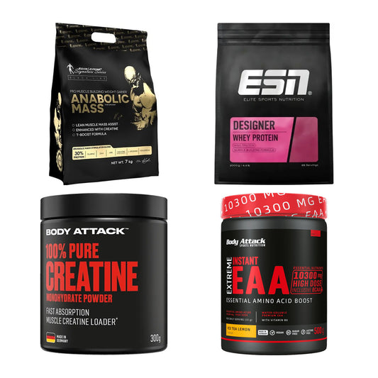 Masseaufbau für Fortgeschrittene: Kevin Levrone Anabolic + 3 weitere – alle enthaltenen Artikel