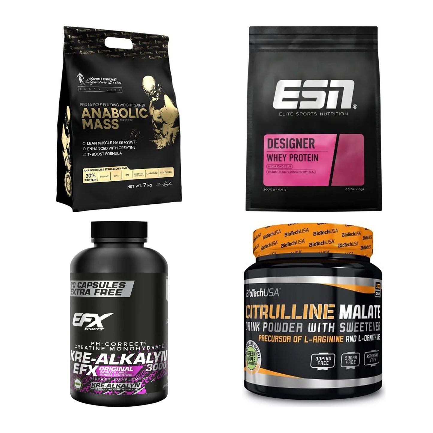 Masseaufbau für Fortgeschrittene: Kevin Levrone Anabolic + 3 weitere – alle enthaltenen Artikel
