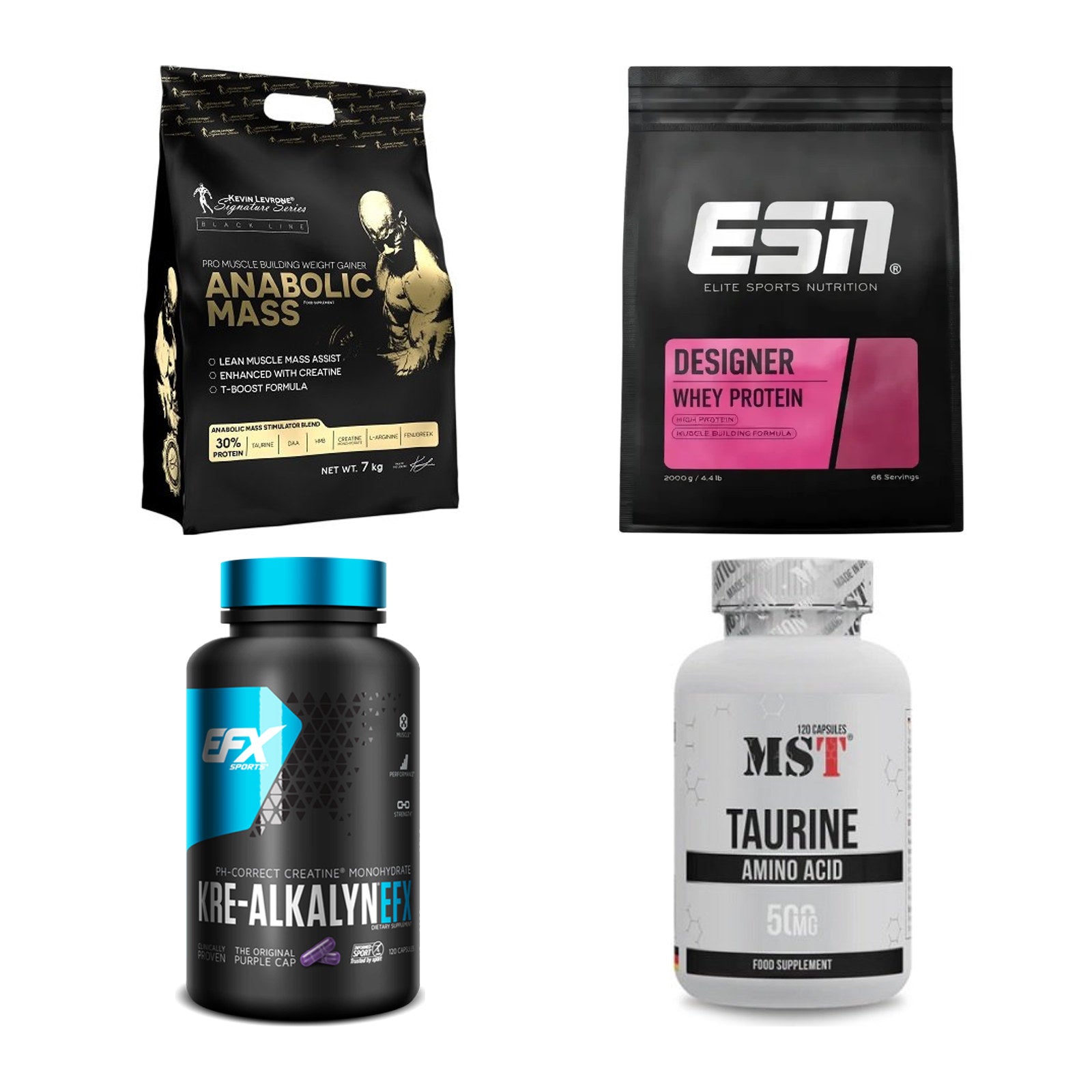 Masseaufbau für Fortgeschrittene: Kevin Levrone Anabolic + 3 weitere – alle enthaltenen Artikel