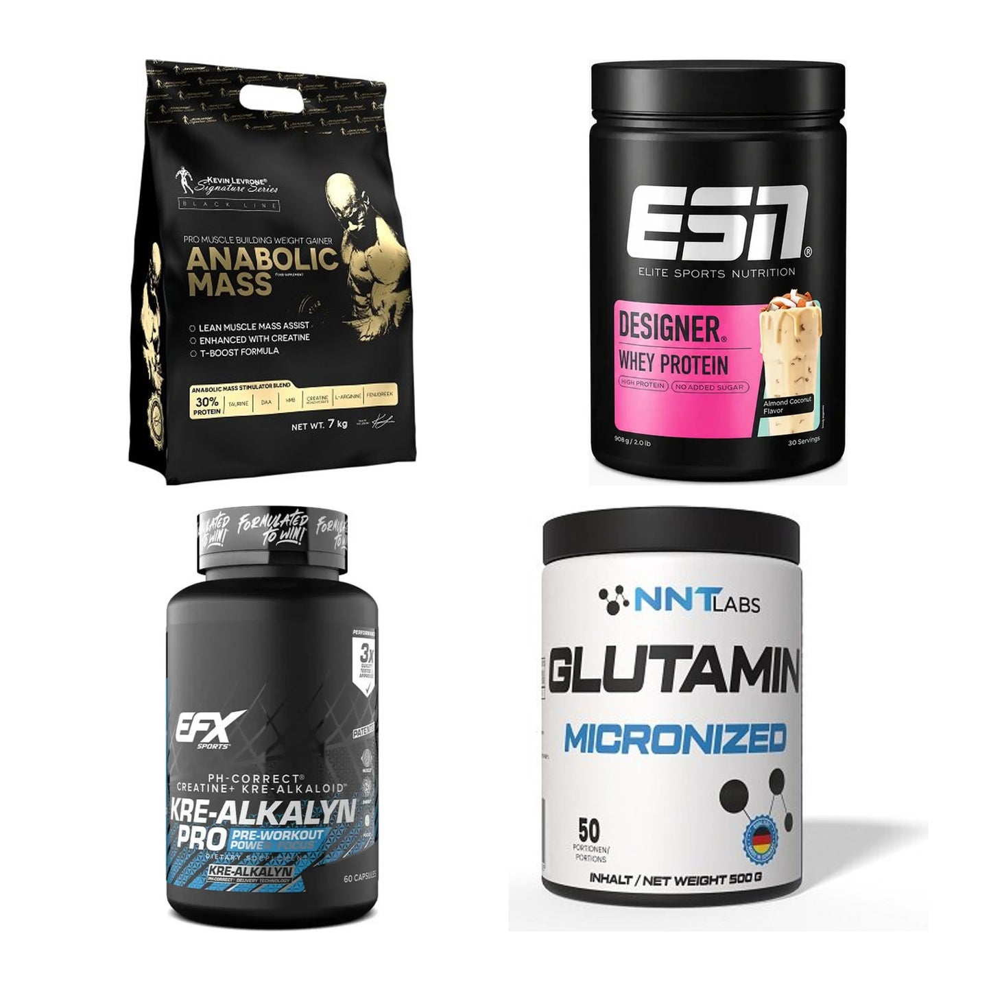 Masseaufbau für Fortgeschrittene: Kevin Levrone Anabolic + 3 weitere – alle enthaltenen Artikel
