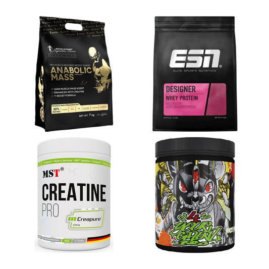 Masseaufbau für Fortgeschrittene: Kevin Levrone Anabolic + 3 weitere – alle enthaltenen Artikel