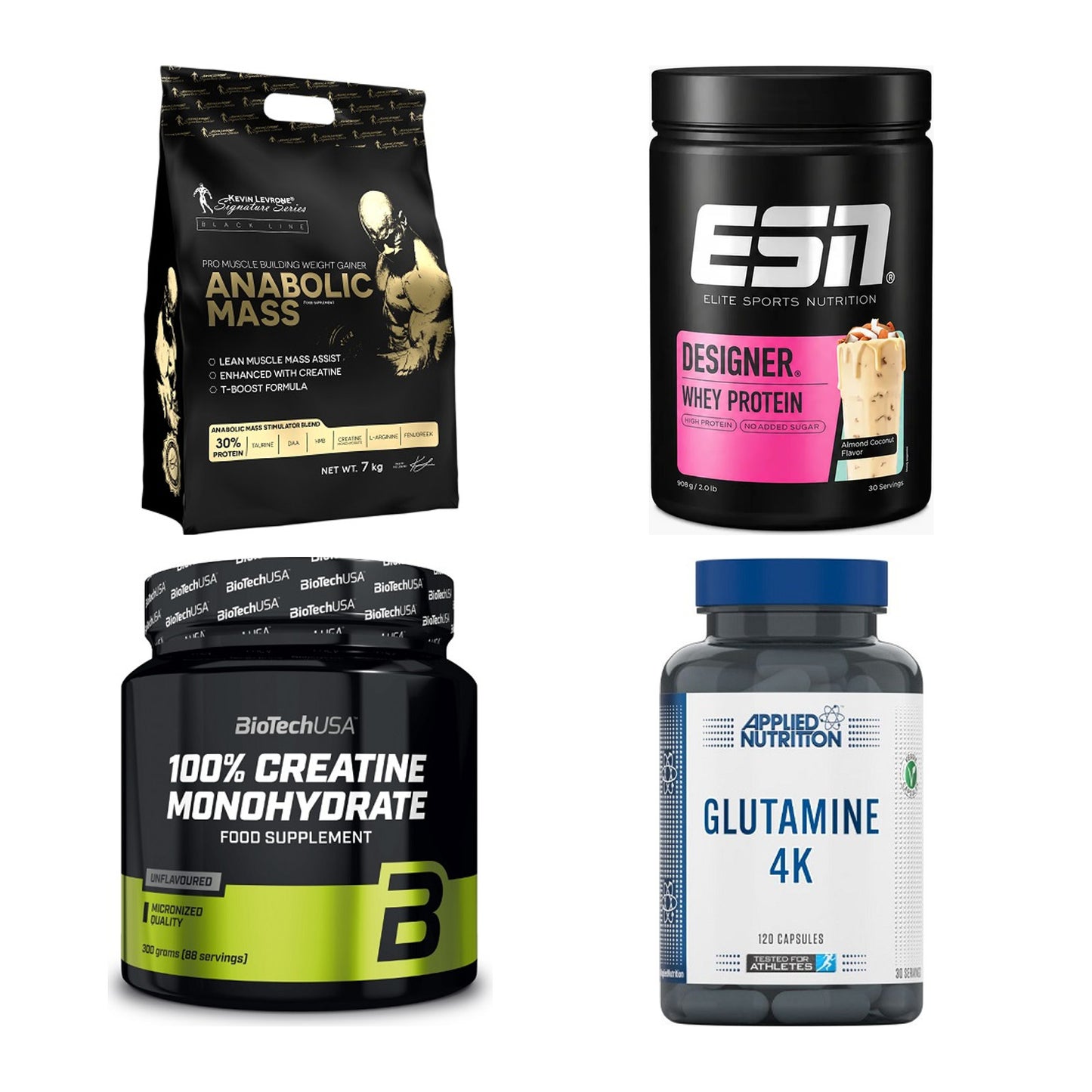 Masseaufbau für Fortgeschrittene: Kevin Levrone Anabolic + 3 weitere – alle enthaltenen Artikel