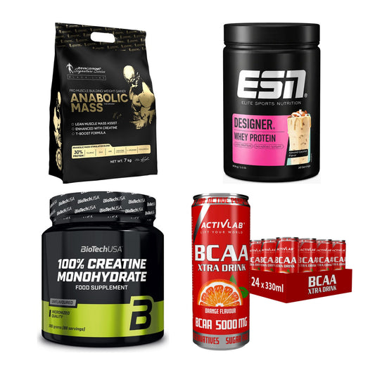Masseaufbau für Fortgeschrittene: Kevin Levrone Anabolic + 3 weitere – alle enthaltenen Artikel