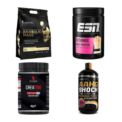 Masseaufbau für Fortgeschrittene: Kevin Levrone Anabolic + 3 weitere – alle enthaltenen Artikel