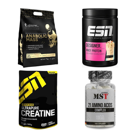 Masseaufbau für Fortgeschrittene: Kevin Levrone Anabolic + 3 weitere – alle enthaltenen Artikel