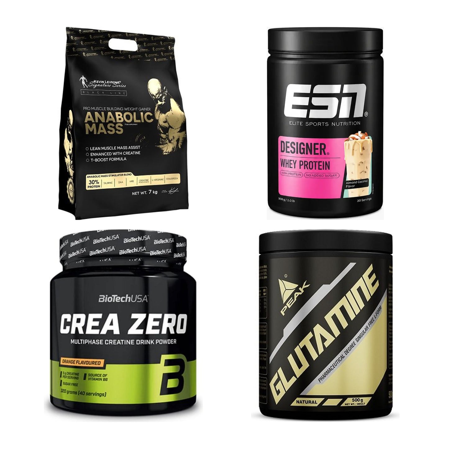 Masseaufbau für Fortgeschrittene: Kevin Levrone Anabolic + 3 weitere – alle enthaltenen Artikel