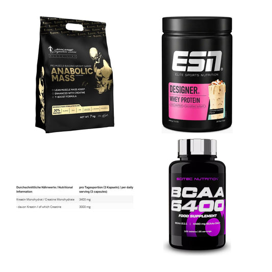 Masseaufbau für Fortgeschrittene: Kevin Levrone Anabolic + 3 weitere – alle enthaltenen Artikel
