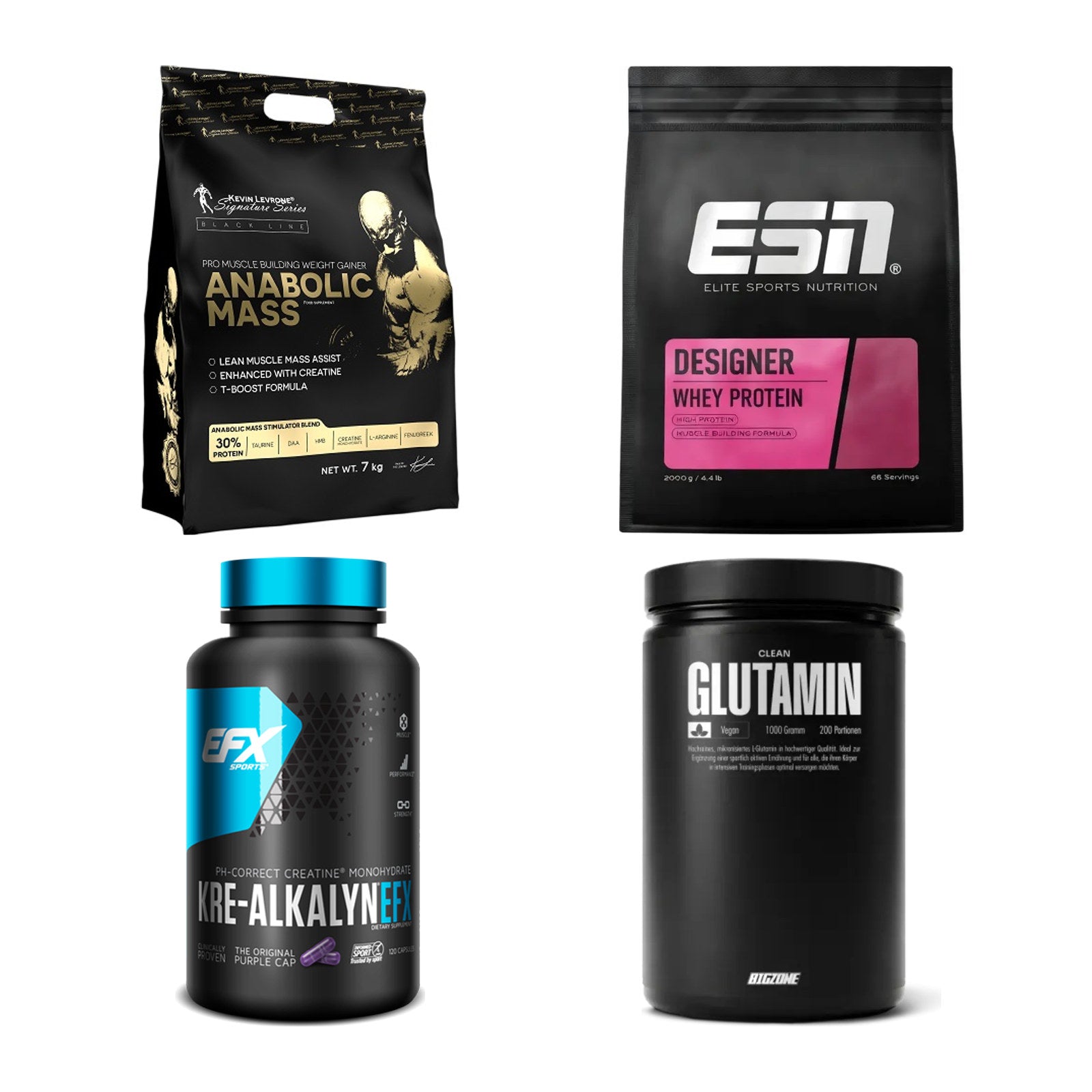 Masseaufbau für Fortgeschrittene: Kevin Levrone Anabolic + 3 weitere – alle enthaltenen Artikel
