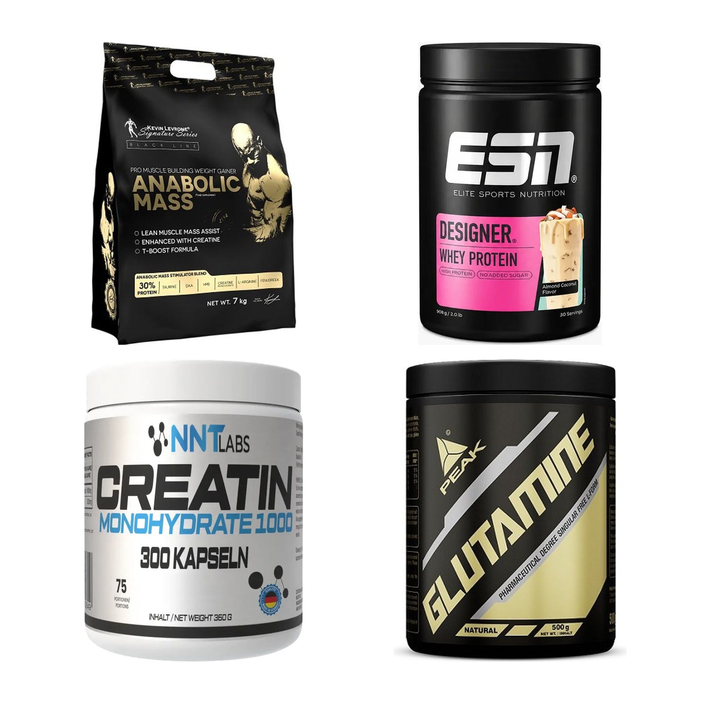 Masseaufbau für Fortgeschrittene: Kevin Levrone Anabolic + 3 weitere – alle enthaltenen Artikel