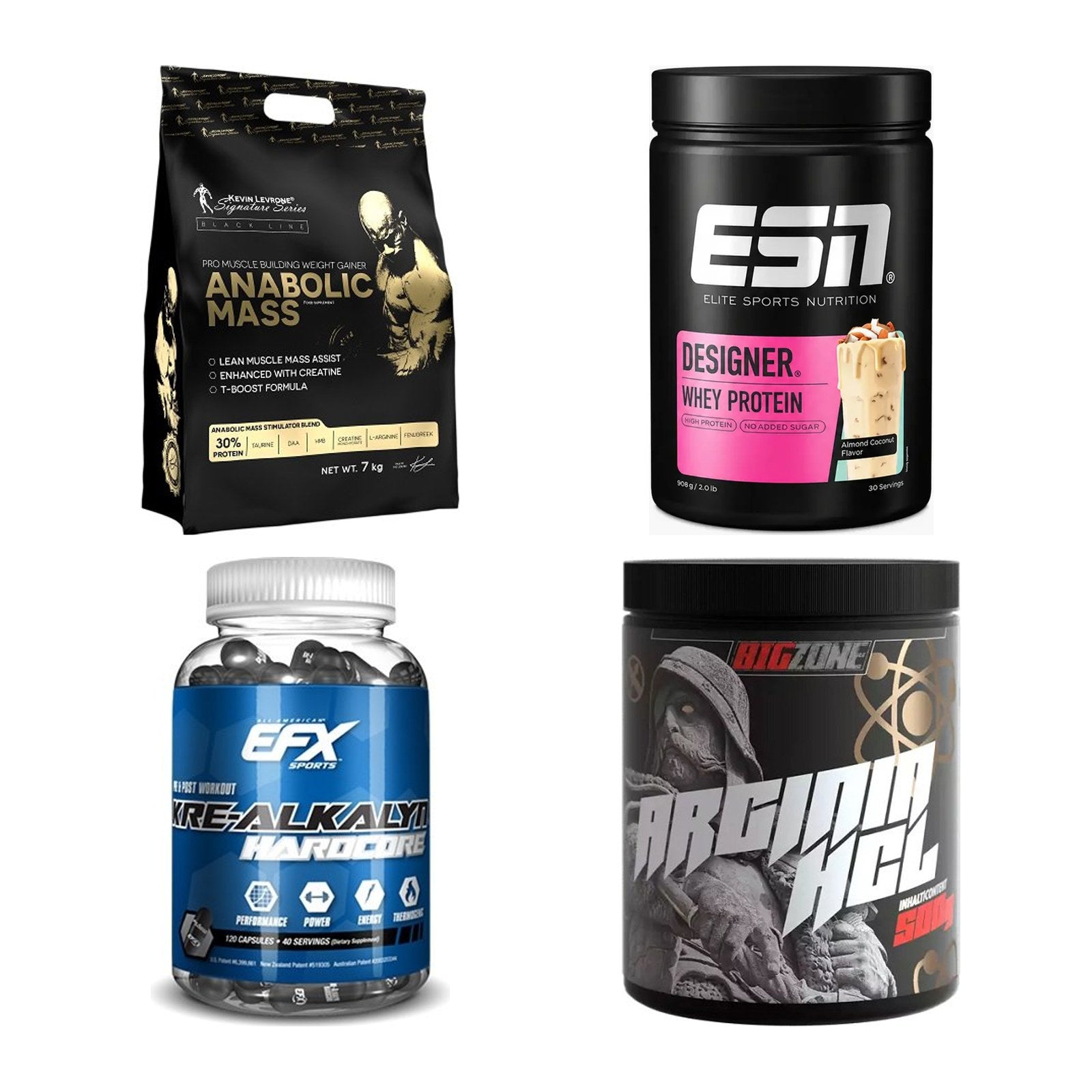Masseaufbau für Fortgeschrittene: Kevin Levrone Anabolic + 3 weitere – alle enthaltenen Artikel