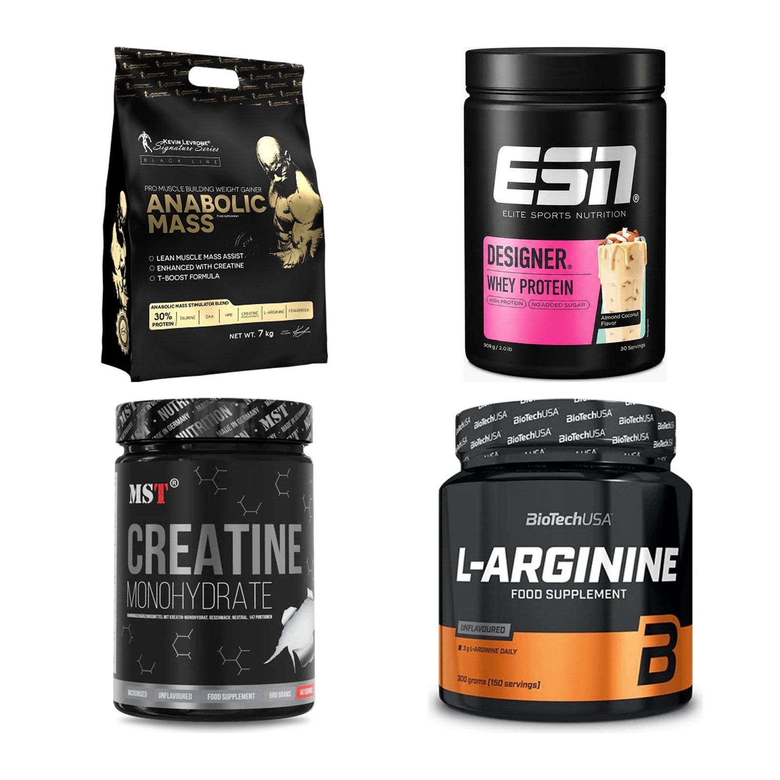 Masseaufbau für Fortgeschrittene: Kevin Levrone Anabolic + 3 weitere – alle enthaltenen Artikel