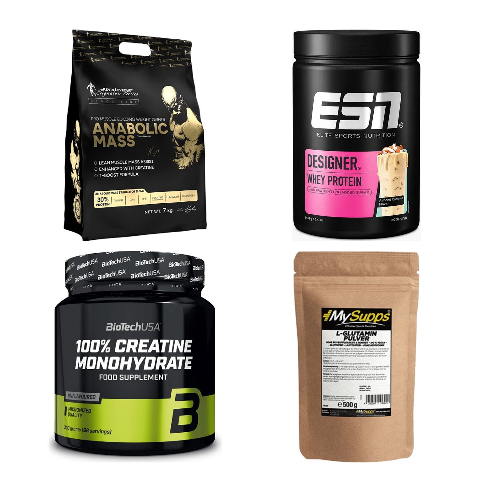 Masseaufbau für Fortgeschrittene: Kevin Levrone Anabolic + 3 weitere – alle enthaltenen Artikel