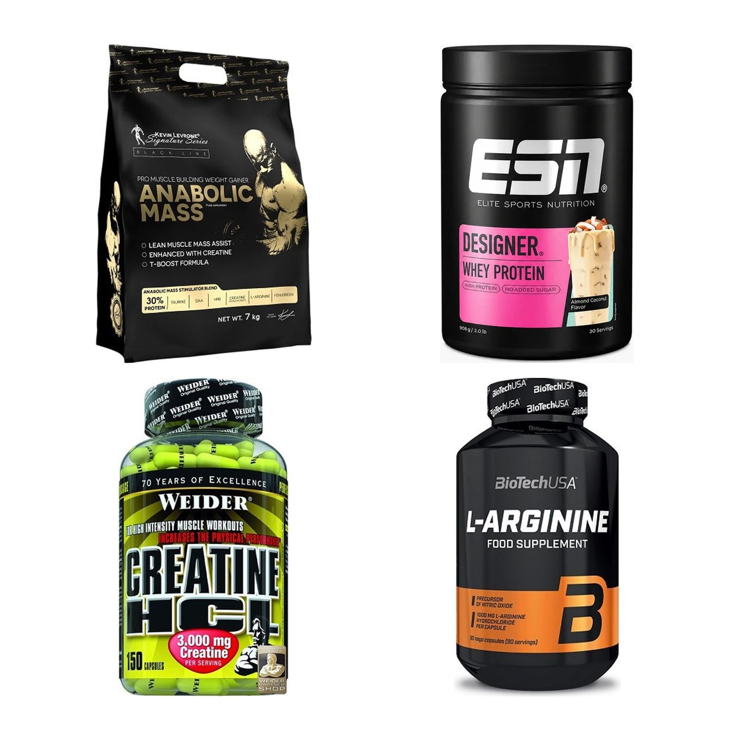Masseaufbau für Fortgeschrittene: Kevin Levrone Anabolic + 3 weitere – alle enthaltenen Artikel