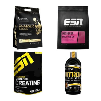 Masseaufbau für Fortgeschrittene: Kevin Levrone Anabolic + 3 weitere – alle enthaltenen Artikel