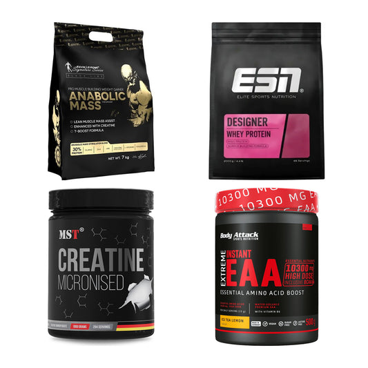 Masseaufbau für Fortgeschrittene: Kevin Levrone Anabolic + 3 weitere – alle enthaltenen Artikel