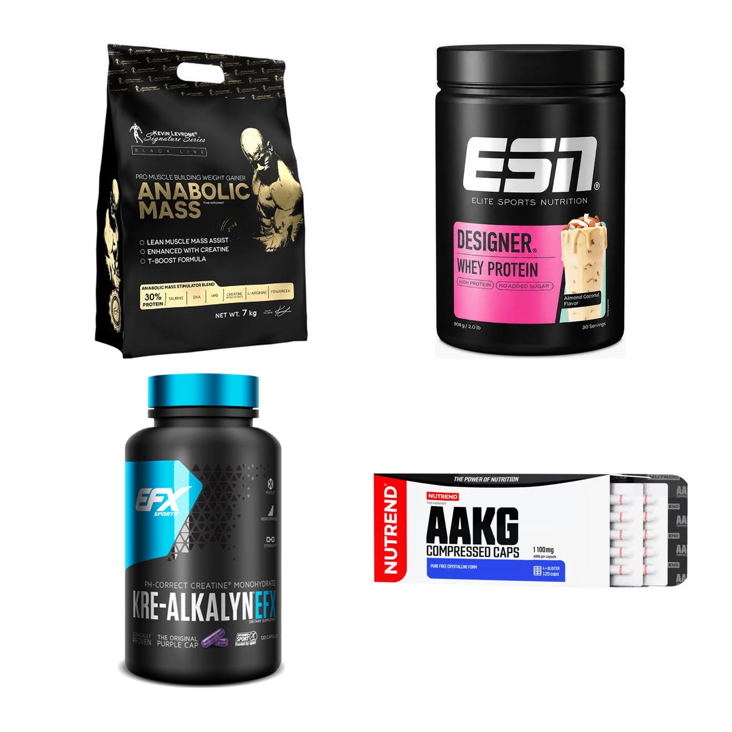 Masseaufbau für Fortgeschrittene: Kevin Levrone Anabolic + 3 weitere – alle enthaltenen Artikel