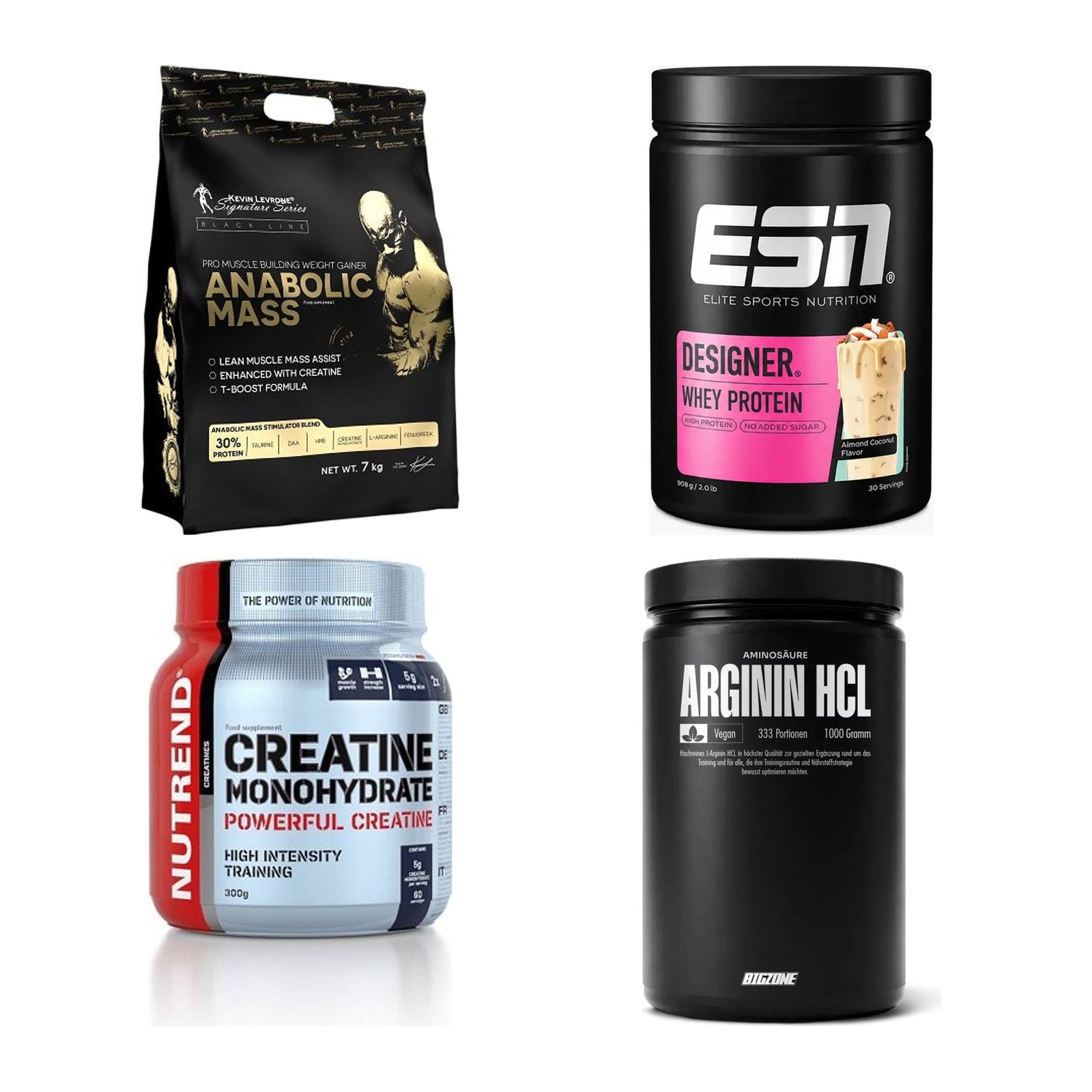 Masseaufbau für Fortgeschrittene: Kevin Levrone Anabolic + 3 weitere – alle enthaltenen Artikel