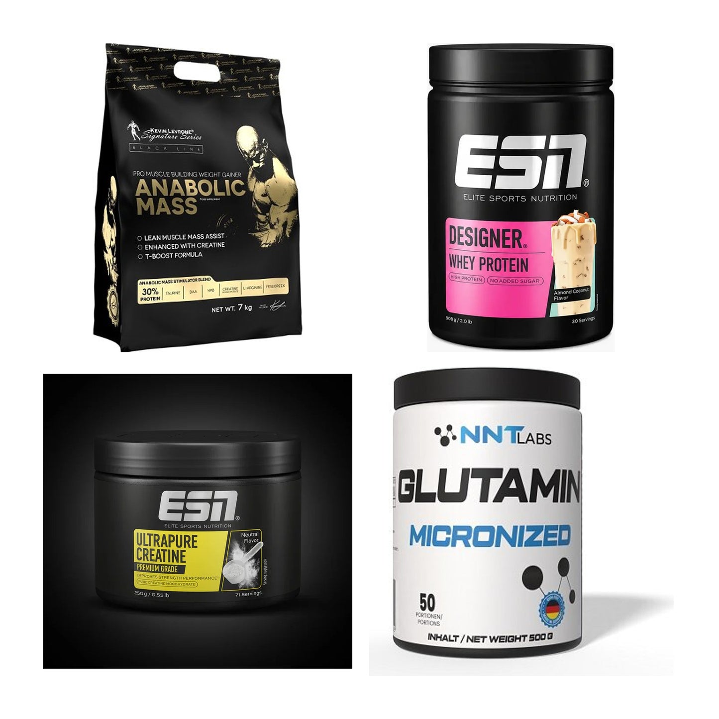 Masseaufbau für Fortgeschrittene: Kevin Levrone Anabolic + 3 weitere – alle enthaltenen Artikel