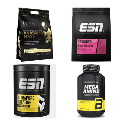 Masseaufbau für Fortgeschrittene: Kevin Levrone Anabolic + 3 weitere – alle enthaltenen Artikel