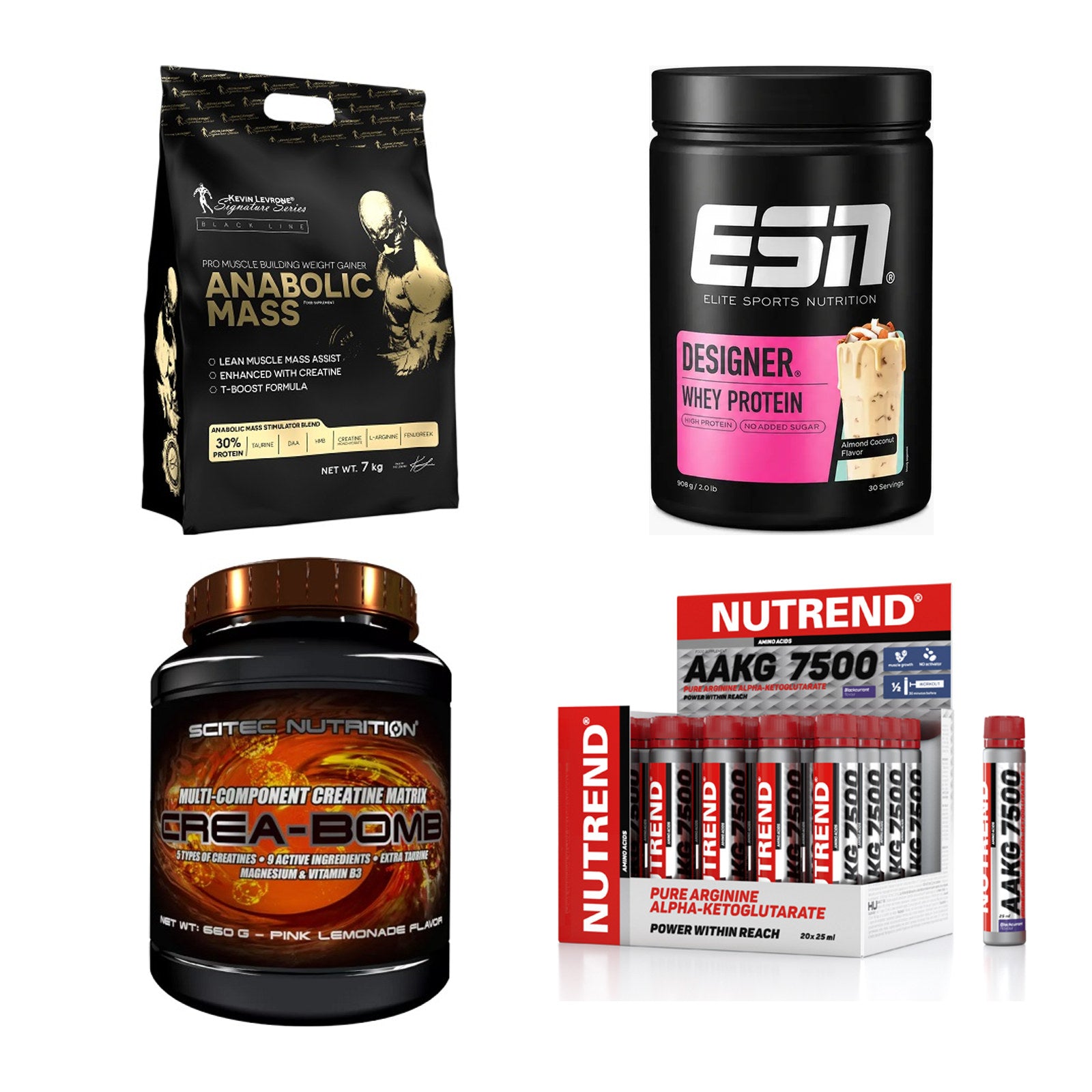 Masseaufbau für Fortgeschrittene: Kevin Levrone Anabolic + 3 weitere – alle enthaltenen Artikel