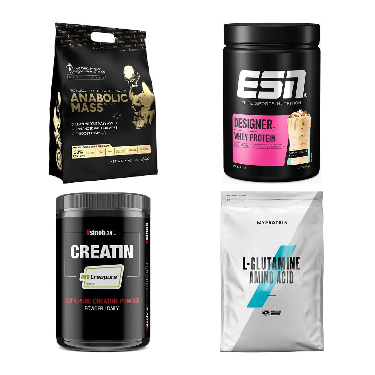 Masseaufbau für Fortgeschrittene: Kevin Levrone Anabolic + 3 weitere – alle enthaltenen Artikel