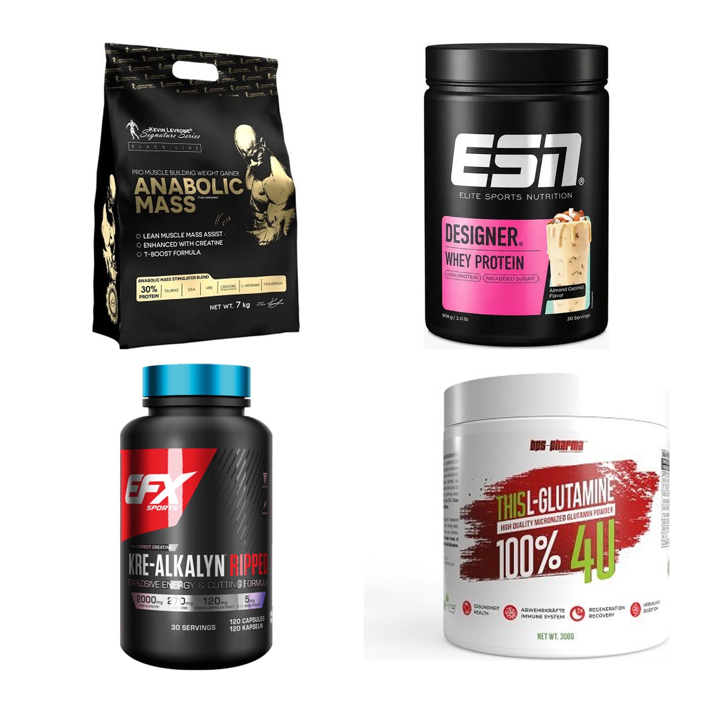 Masseaufbau für Fortgeschrittene: Kevin Levrone Anabolic + 3 weitere – alle enthaltenen Artikel