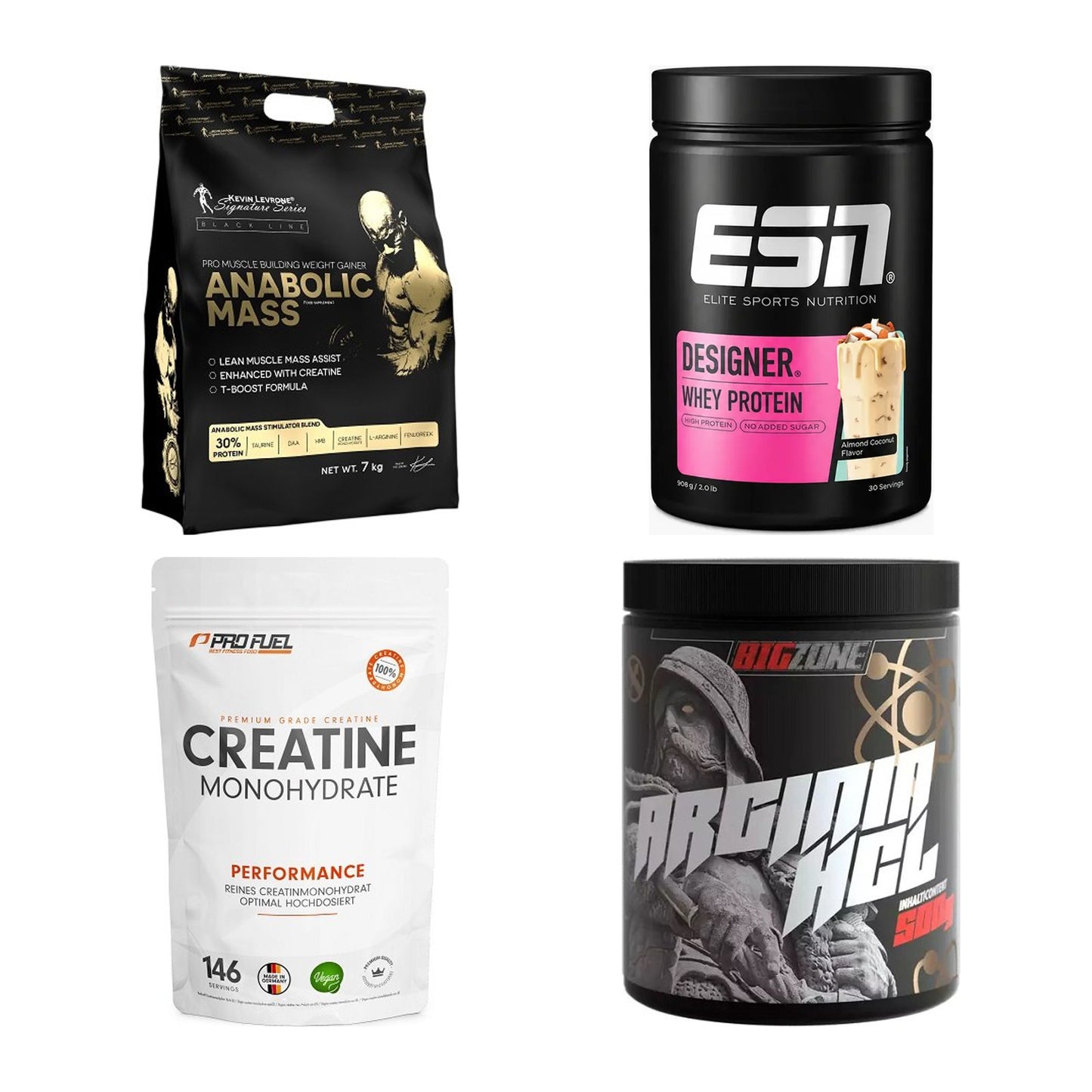 Masseaufbau für Fortgeschrittene: Kevin Levrone Anabolic + 3 weitere – alle enthaltenen Artikel