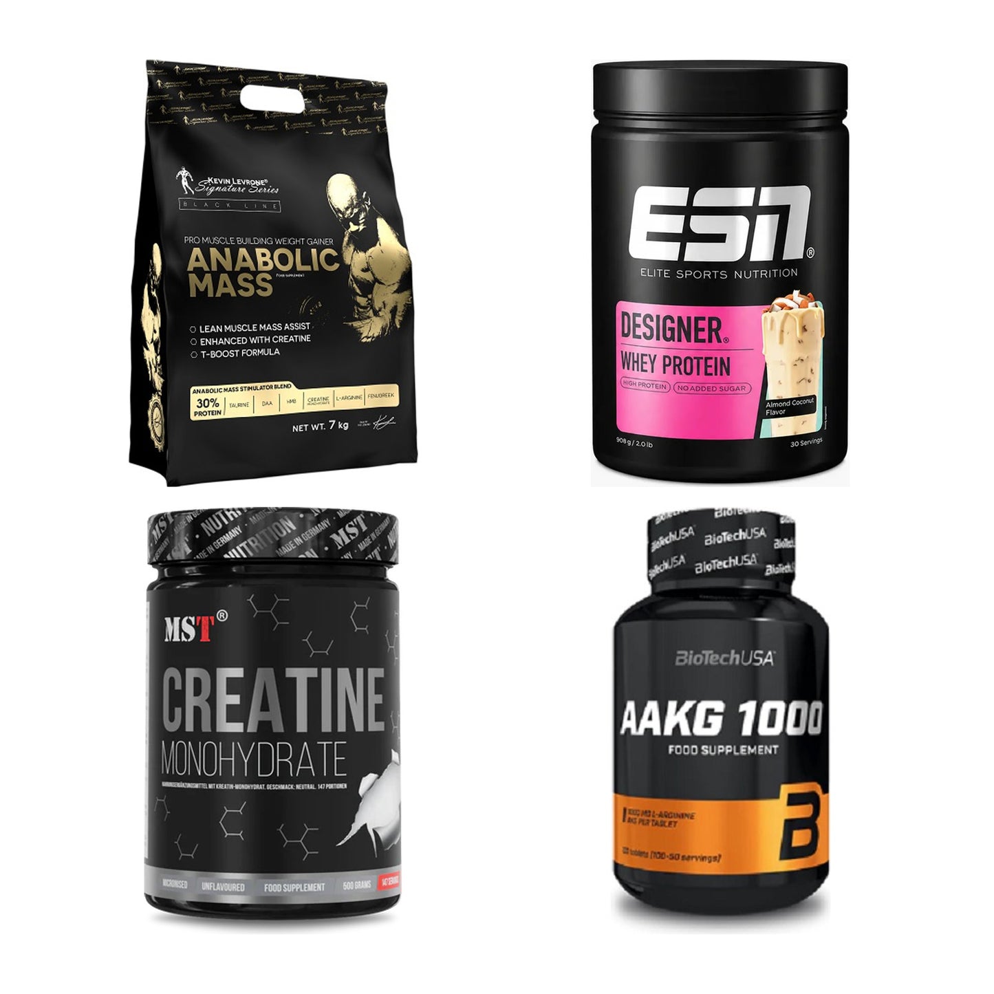 Masseaufbau für Fortgeschrittene: Kevin Levrone Anabolic + 3 weitere – alle enthaltenen Artikel