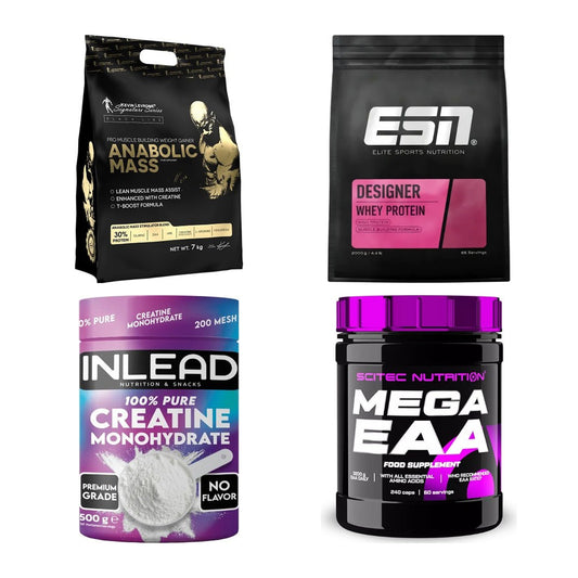 Masseaufbau für Fortgeschrittene: Kevin Levrone Anabolic + 3 weitere – alle enthaltenen Artikel