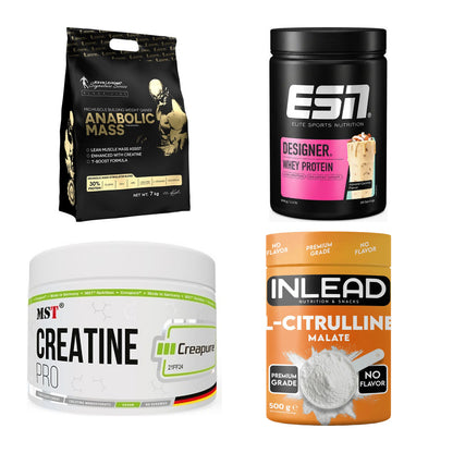 Masseaufbau für Fortgeschrittene: Kevin Levrone Anabolic + 3 weitere – alle enthaltenen Artikel