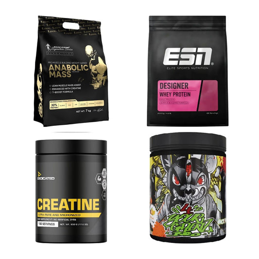 Masseaufbau für Fortgeschrittene: Kevin Levrone Anabolic + 3 weitere – alle enthaltenen Artikel