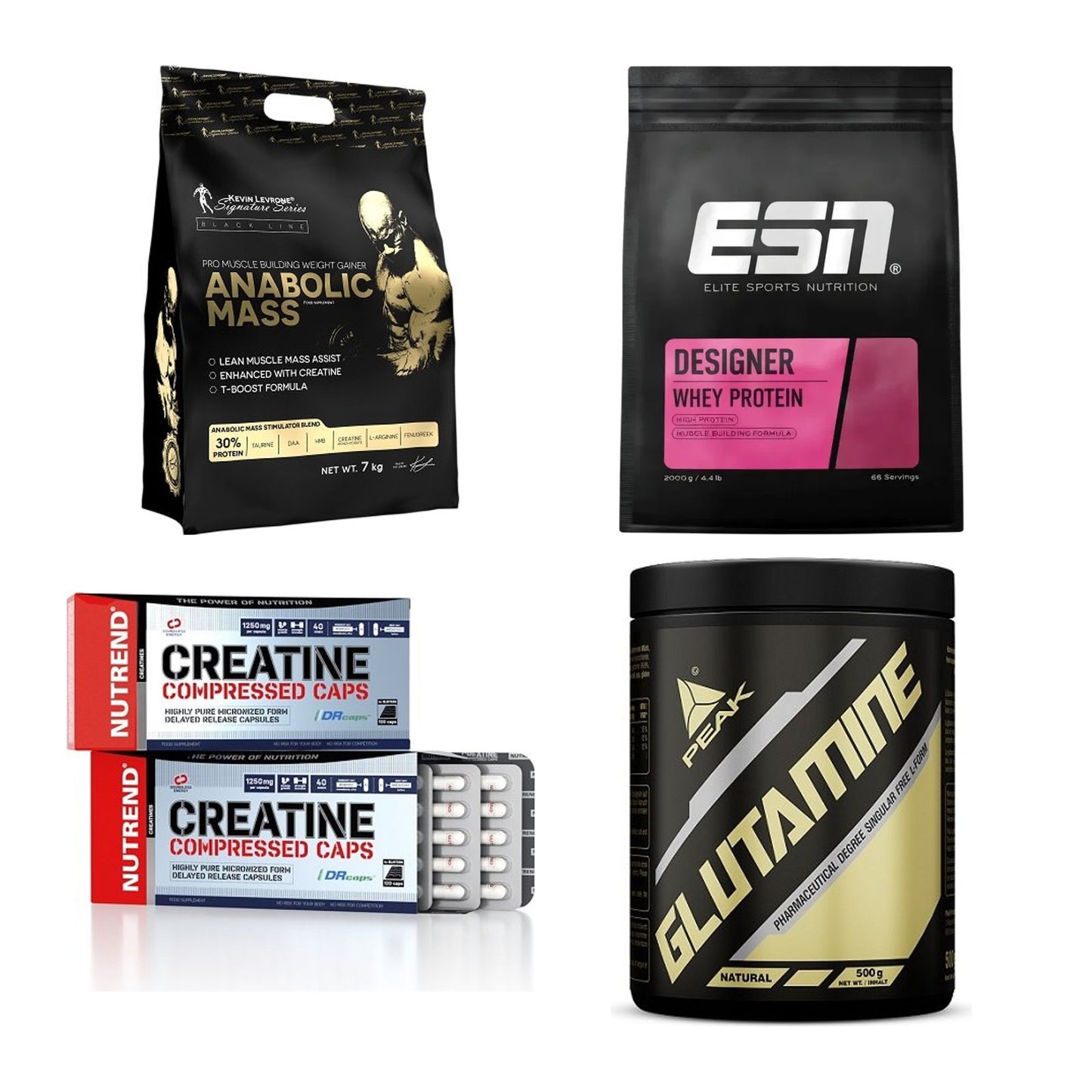 Masseaufbau für Fortgeschrittene: Kevin Levrone Anabolic + 3 weitere – alle enthaltenen Artikel