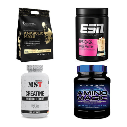 Masseaufbau für Fortgeschrittene: Kevin Levrone Anabolic + 3 weitere – alle enthaltenen Artikel