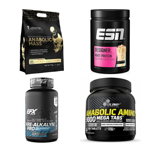 Masseaufbau für Fortgeschrittene: Kevin Levrone Anabolic + 3 weitere – alle enthaltenen Artikel