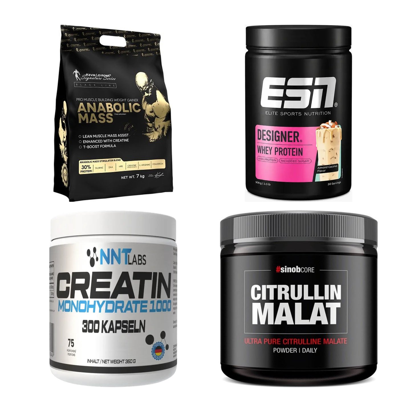 Masseaufbau für Fortgeschrittene: Kevin Levrone Anabolic + 3 weitere – alle enthaltenen Artikel