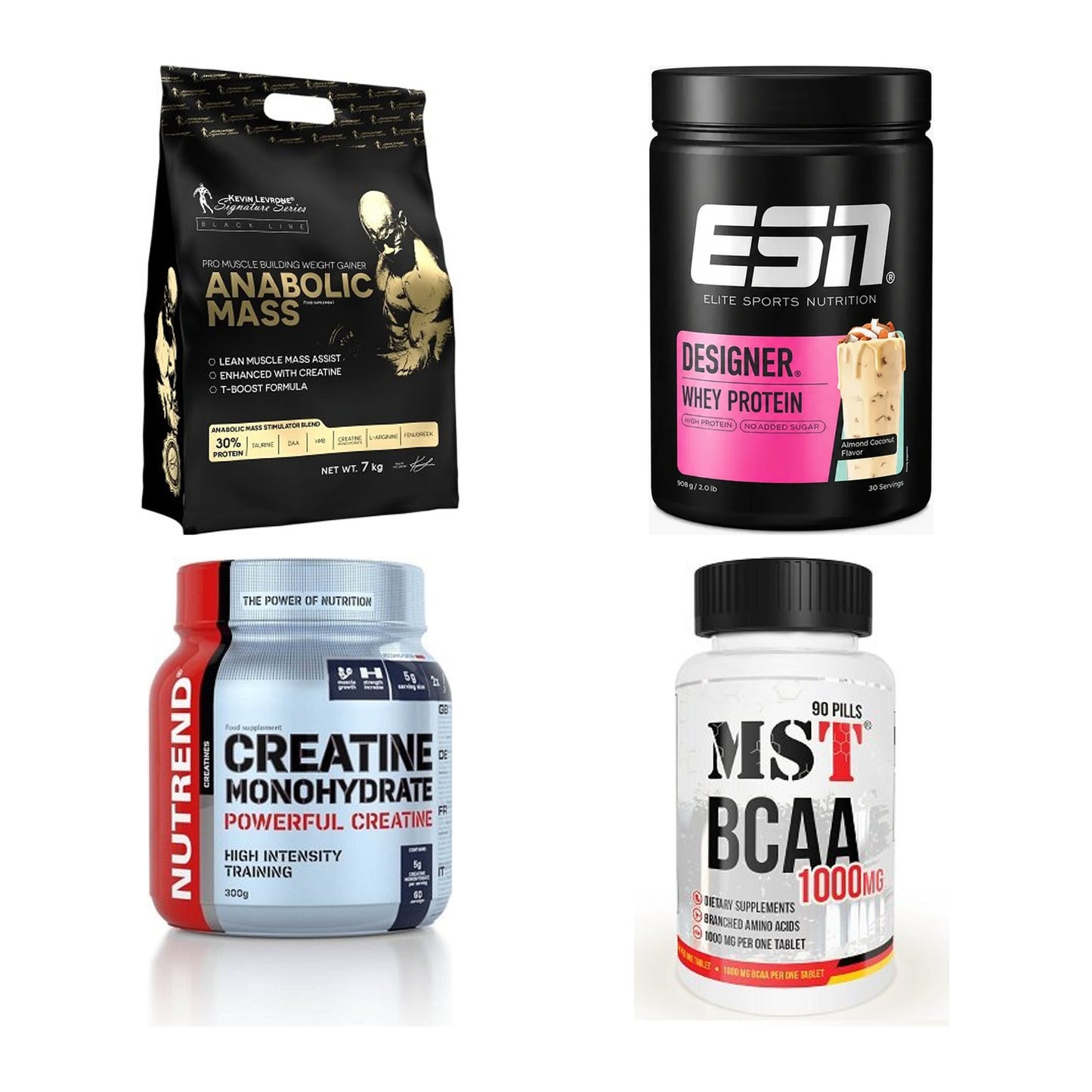 Masseaufbau für Fortgeschrittene: Kevin Levrone Anabolic + 3 weitere – alle enthaltenen Artikel