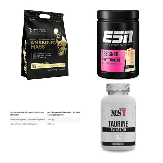 Masseaufbau für Fortgeschrittene: Kevin Levrone Anabolic + 3 weitere – alle enthaltenen Artikel